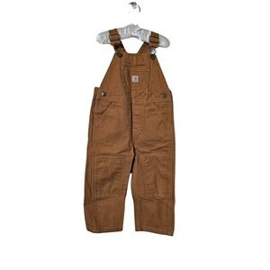 Carhartt Boys' Canvas Bib Overalls Sz 2T